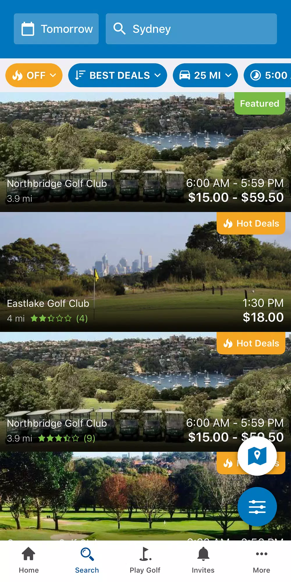 GolfNow Hot Deals