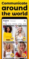 برنامه‌نما Golive - random video chat عکس از صفحه