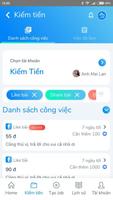 Golike - Kiếm Tiền Online Từ M capture d'écran 1