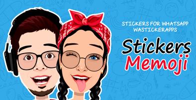 Sticker NEW Memoji WAStickerApps Affiche