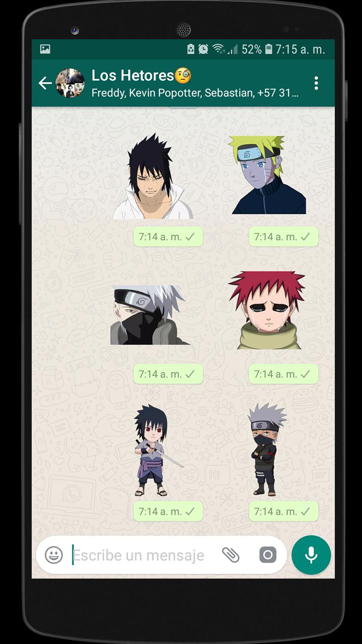 26+ Galeri Sticker De Naruto Whatsapp Terlengkap Lokerstiker