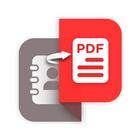 Contact Backup: PDF Text & VCF icône