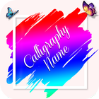 Calligraphy Fancy Font & Focus n Filter Name Art-icoon