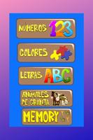 Juego para niños gratis. Colores, Números y Letras تصوير الشاشة 1