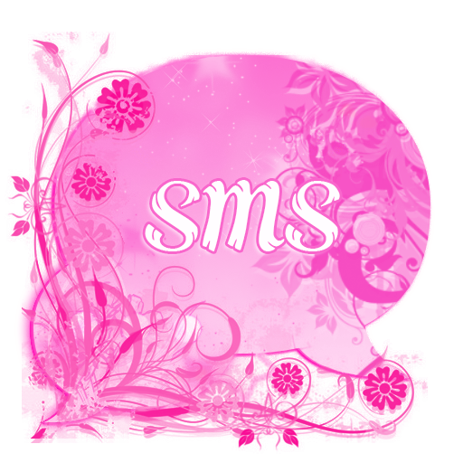 Rosa Blumen Theme GO SMS Pro