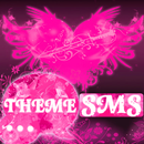 Heart Pink Theme GO SMS Pro APK