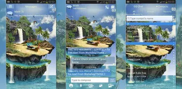 Tropicali Theme GO SMS Pro