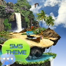 Tropikalny Motyw GO SMS Pro aplikacja