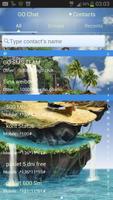 Thème Tropical GO SMS Pro capture d'écran 2