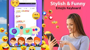 Stylish Keyboard Fonts & Emoji captura de pantalla 3