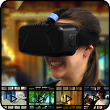 3d VR lecteur vidéo HD icône
