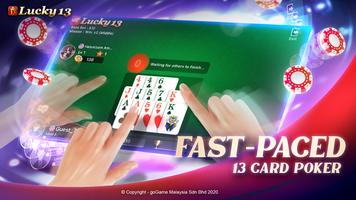 برنامه‌نما Lucky 13: 13 Poker Puzzle عکس از صفحه