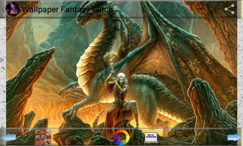 Android 用の 壁紙ファンタジー魔女 Apk をダウンロード