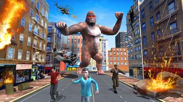 Real Gorilla Rampage Simulator ảnh chụp màn hình 1