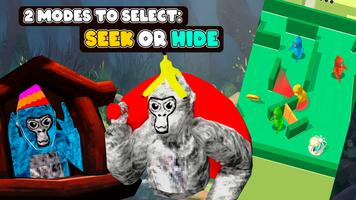 Gorilla Hide 'n Seek: Tag Game captura de pantalla 2