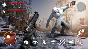 Bigfoot Hunt Simulator Game Affiche
