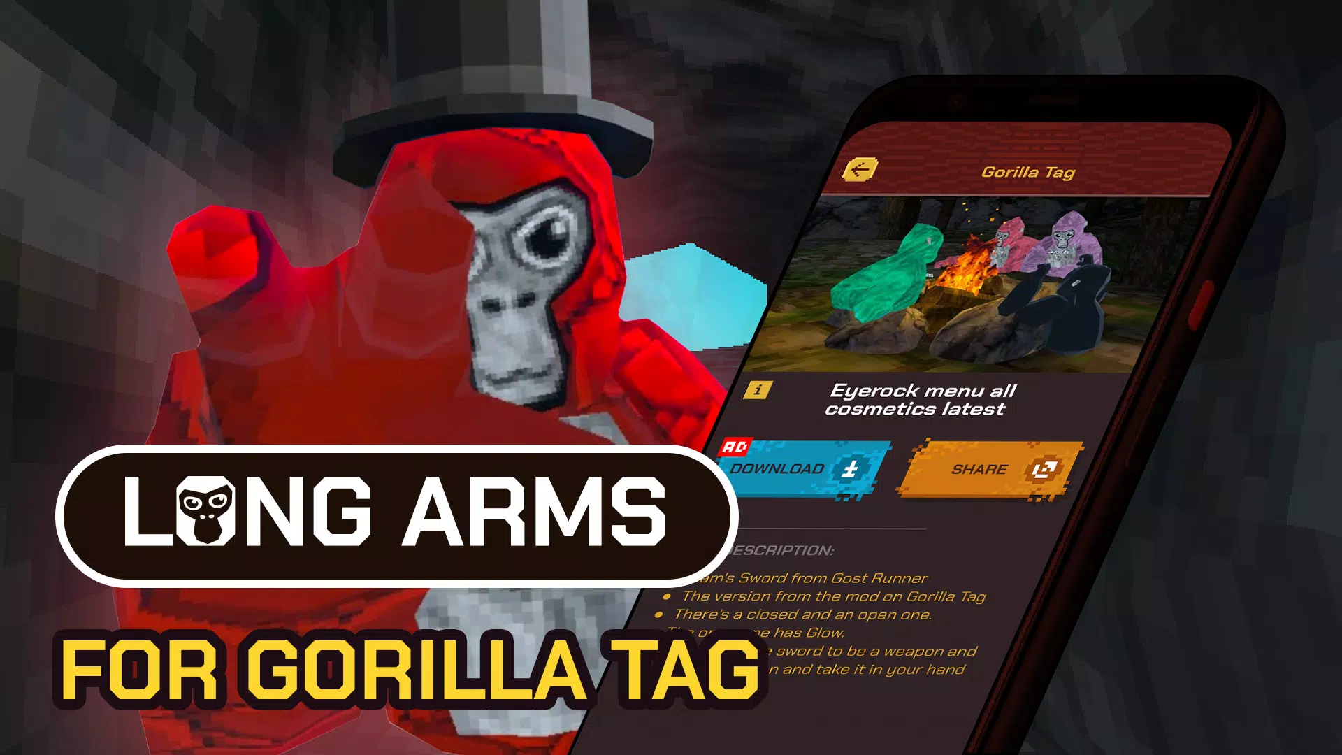 Mods for Gorilla Tag APK for Android Download