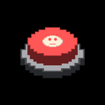 Red button clicker button idle icon