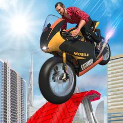 Stunt Bike Roof Driving - Mid Air Ramp City APK download