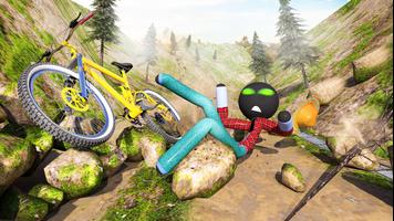 Stickman BMX Uphill Rider - Cycle Stunts ภาพหน้าจอ 3