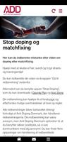 Stop Doping الملصق