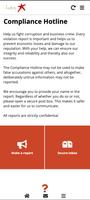 Lundbeck Compliance Hotline โปสเตอร์