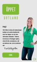 Öppet Gotland poster