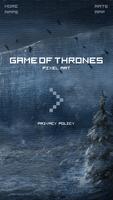 Game of Thrones Color by Numbe Cartaz