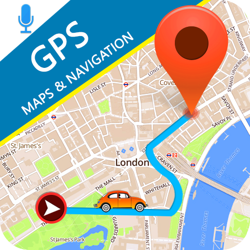 GPS Route Map Direction - Live Driving Location