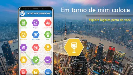 Baixar GPS Rota Mapa Direção -Viver Dirigindo Localização APK