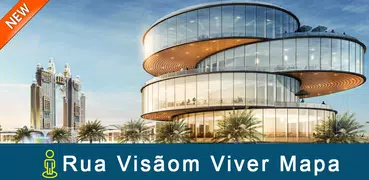 Rua Viver Panorama Mundo Map -GPS Rota Localizador