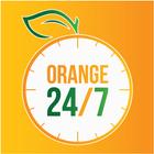 Orange 24/7 icône
