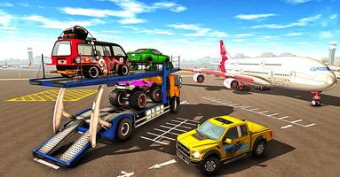 Fast cars transport trailer 3d screenshot 2