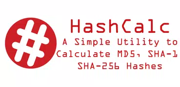 HashCalc - MD5, SHA-1, SHA-256