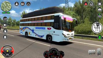 Sürücü Dağ Turist Otobüsü 3D Ekran Görüntüsü 1