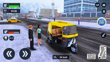 Tuk Tuk Auto Driving Games 3D تصوير الشاشة 3