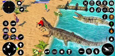 Animal Crocodile Attack Sim