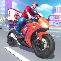 Hot Pizza Delivery Bike Boy XAPK download