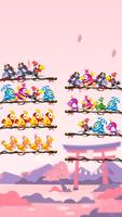 Bird Sort By Color Puzzle captura de pantalla 1