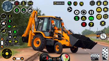 Bulldozer simuler Camion Jeu Affiche