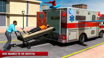 Flying Ambulance Rescue Drive اسکرین شاٹ 1