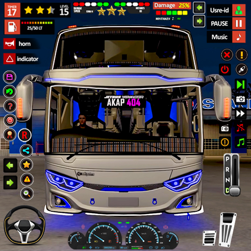 現代公共巴士模擬器 3d : 巴士模擬器 2023 美國巴士