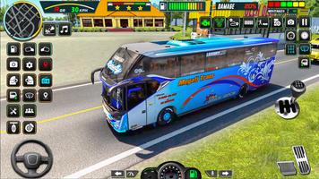 simulator bus umum modern 3d syot layar 3