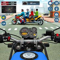 Bike Games 3D Bike Racing Game постер