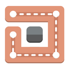 One Line Path: Connect Points icon
