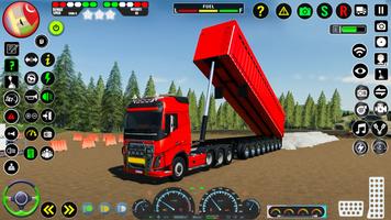 Frachttransporter-LKW-Spiele Plakat