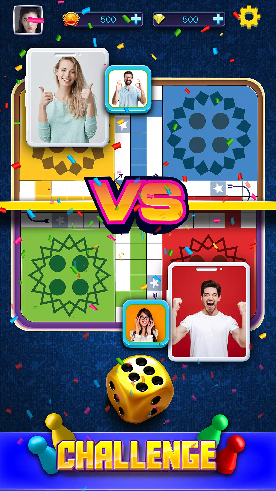 Ludo Multiplayer Challenge - Online Game - Play for Free