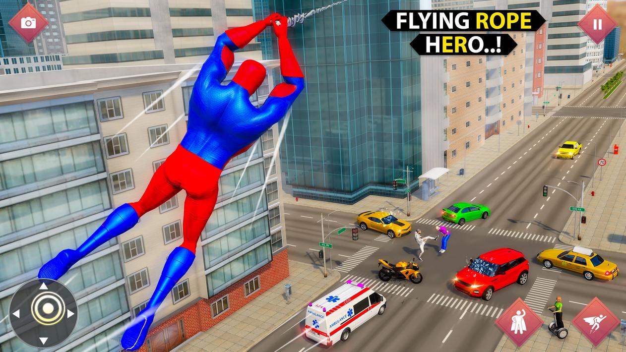 Spider Hero Games - Rope hero screenshot 10