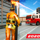 Feuer Lastwagen Fahren: Hubschrauber Rettung APK