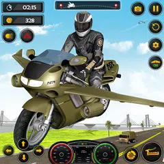 Descargar APK de Flying Bike Race - Bike Games